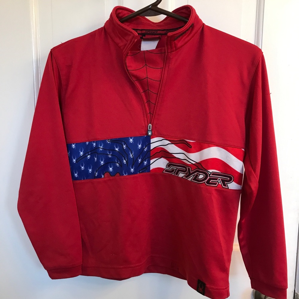 Spyder kids 1/4 zip pullover